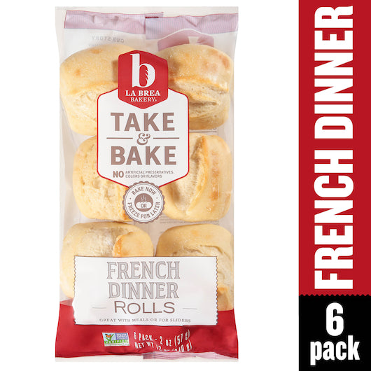 Labrea Bakery TAKE AND BAKE FRENCH Dinner Roll, 18 x 12 oz Case - DOT product image 2