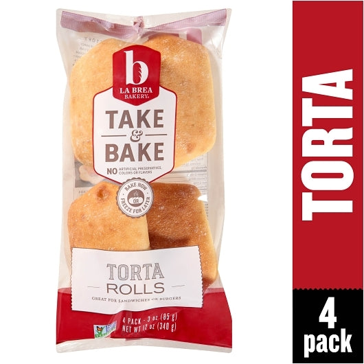 Labrea Bakery Take & Bake Retail Telera Roll, 12 x 12 oz Case - Breads, Rolls & Buns
