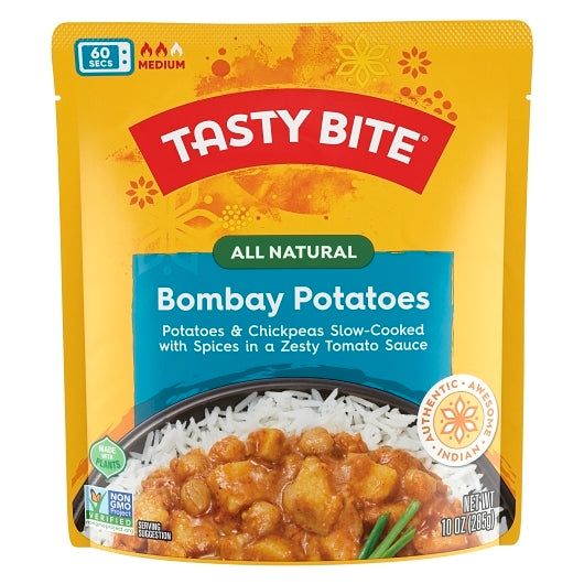 Tasty Bite Bombay Potatoes, 48 x 10 oz Case - Fruit & Sides