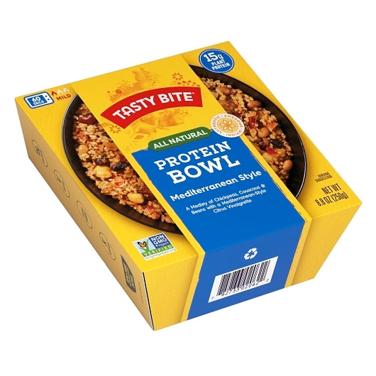 Tasty Bite Protein Bowl Mediterranean Style Protein, 6 x 250 GR Case - DOT product image 4