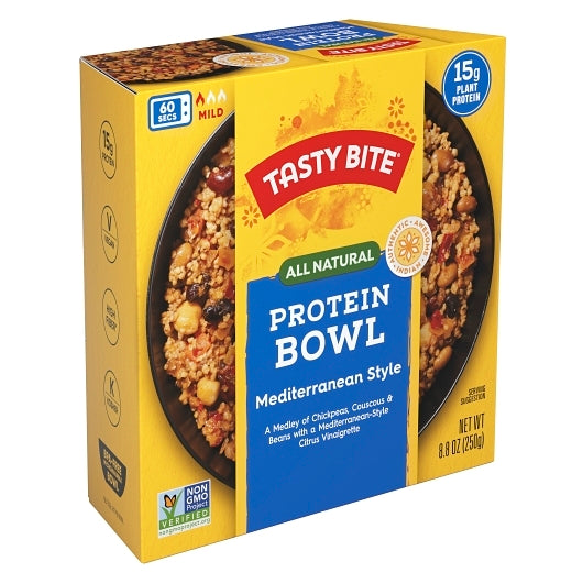 Tasty Bite Protein Bowl Mediterranean Style Protein, 6 x 250 GR Case - DOT product image 5