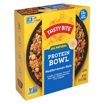 Tasty Bite Protein Bowl Mediterranean Style Protein, 6 x 250 GR Case - DOT product image 5