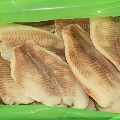 Regal Springs 5-7 Oz Individual Quick Frozen Product Of Indonesia Tilapia Fillets, 1 x 10 lb Case - Frozen &