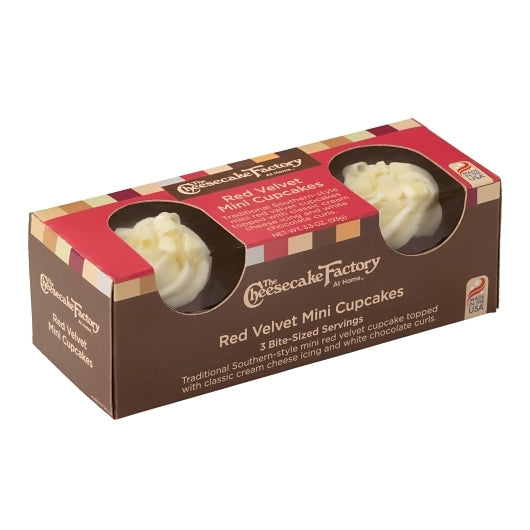 Cheesecake Factory At Home Mini RED VELVET CUPCAKE, 12 x 1 each Case - DOT product image 2