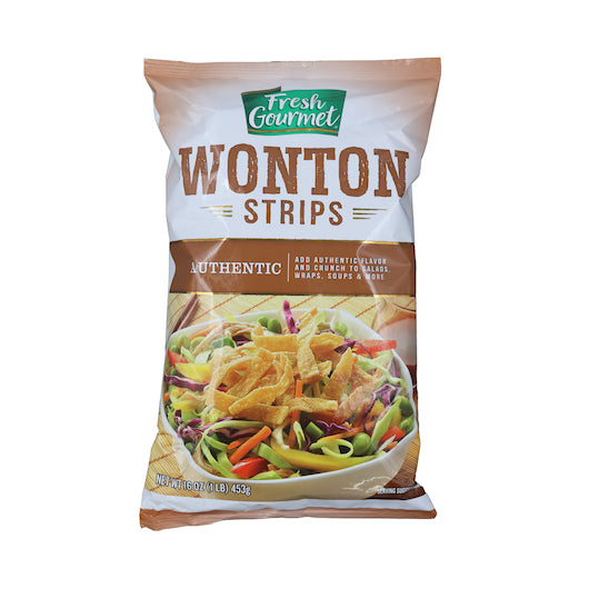 Fresh Gourmet Wonton Strips, 10 x 1 lb Case - DOT product image 2