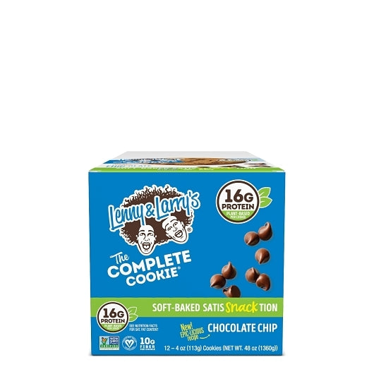 Lenny and Larrys COMPLETE CHOCOLATE CHIP COOKIE, 6 x 12 x 4 oz Case - DOT product image 4