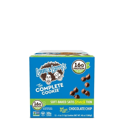 Lenny and Larrys COMPLETE CHOCOLATE CHIP COOKIE, 6 x 12 x 4 oz Case - DOT product image 4