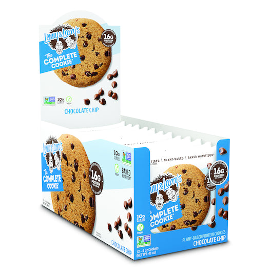 Lenny and Larrys COMPLETE CHOCOLATE CHIP COOKIE, 6 x 12 x 4 oz Case - DOT product image 3