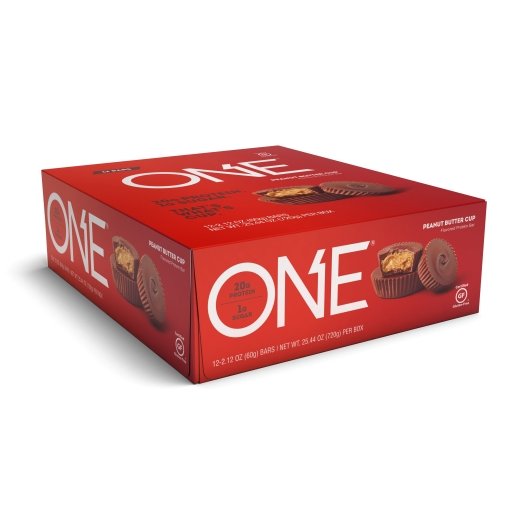 ONE Peanut Butter Cup Bar, 6 x 12 x 2.12 oz Case - Snack Bars & Granola Bars