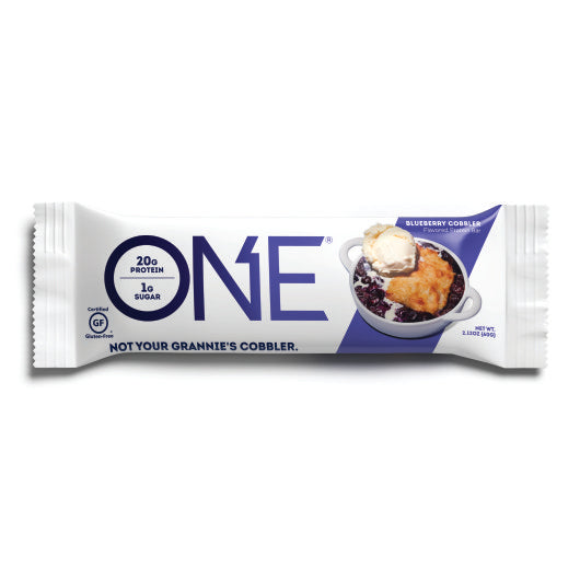 ONE Blueberry Cobbler Bar, 6 x 12 x 2.12 oz Case - DOT product image 2