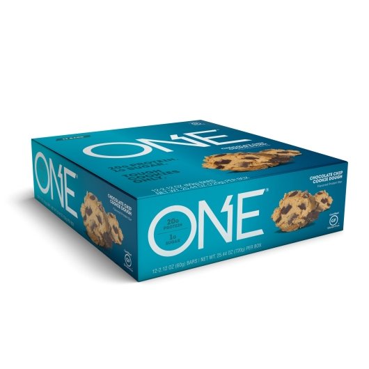 ONE CHOCOLATE CHIP COOKIE DOUGH BAR, 6 x 12 x 2.12 oz Case - DOT product image 2