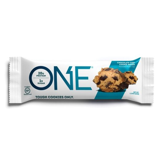 ONE Chocolate Chip Cookie Dough Bar, 6 x 12 x 2.12 oz Case - Bakery & Desserts