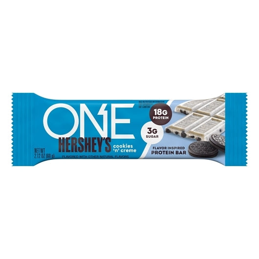 ONE Hershey Cookies & Creme Protein Bar, 6 x 12 x 2.12 oz Case - Bakery & Desserts