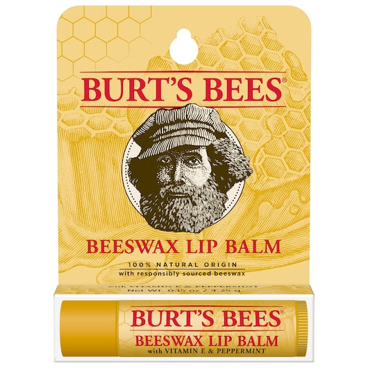 Burt's Bees Lip Balm Blister Beeswax, 8 x 6 x 0.15 oz Case - Health & Personal Care