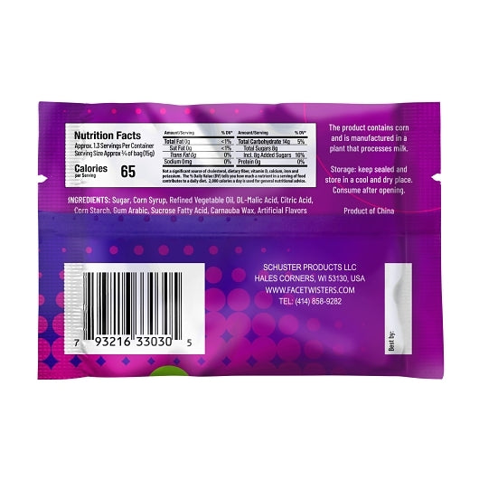 Face Twisters Freeze Dried Sour Candy Bitz, 4 x 12 x 0.7 oz Case - Candy & Confections - image 2