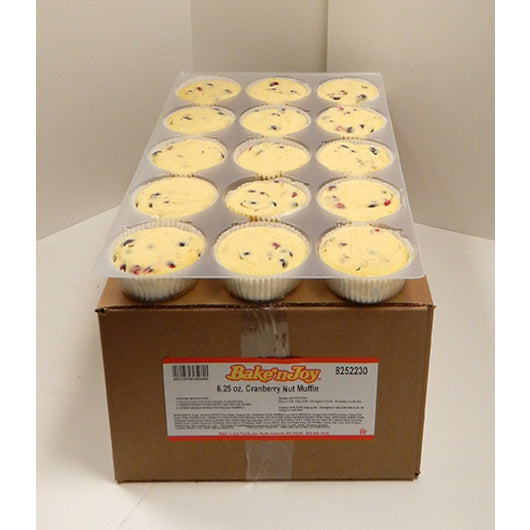 Bake'n Joy Cranberry Orange Nut Muffin Batter, 75 x 6.25 oz Case - Bakery & Desserts