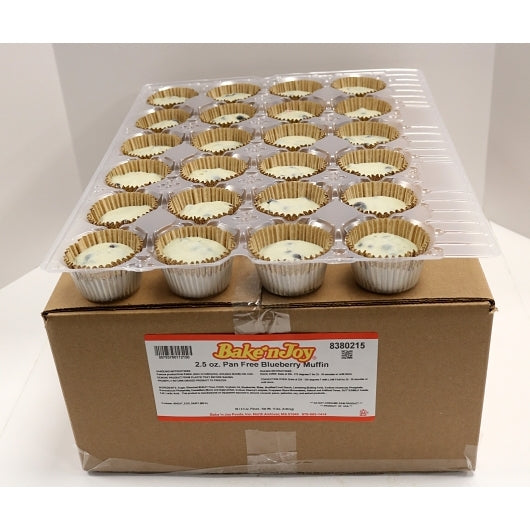 Bake'n Joy Pan Free Blueberry Muffin Batter, 96 x 2.5 oz Case - Bakery & Desserts