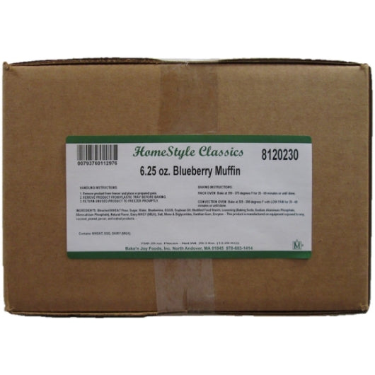Bake'n Joy Blueberry Muffin Batter, 75 x 6.25 oz Case - GS1 closed shipping case image