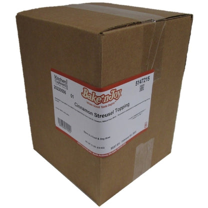 Bake'n Joy Cinnamon Streusel Topping Box, 1 x 15 lb Case - Bakery & Desserts