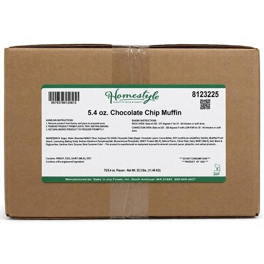 Bake'n Joy Chocolate Chip Muffin Batter, 75 x 5.4 oz Case - Bakery & Desserts
