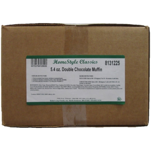 Bake'n Joy Double Chocolate Chip Muffin Batter, 75 x 5.4 oz Case - Bakery & Desserts