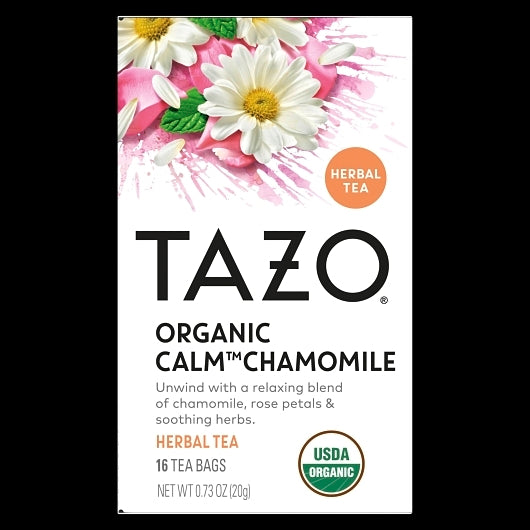 Tazo Tea Bag Organic Herbal Calm, 6 x 16 ct Case - Coffee & Tea