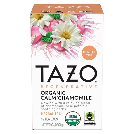 Tazo Tea Bag Organic Herbal Calm, 6 x 16 ct Case - Coffee & Tea - image 2