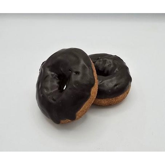 Prairie City Bakery Classic Chocolate Iced Cake Donut, 4 x 6 x 3.25 oz Case - Bakery & Desserts