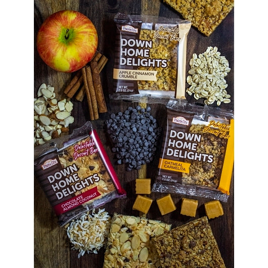 Prairie City Bakery Individually Wrapped OATMEAL CARMELITA DOWN HOME DELIGHT, 6 x 10 x 2.5 oz Case - Bakery & Desserts