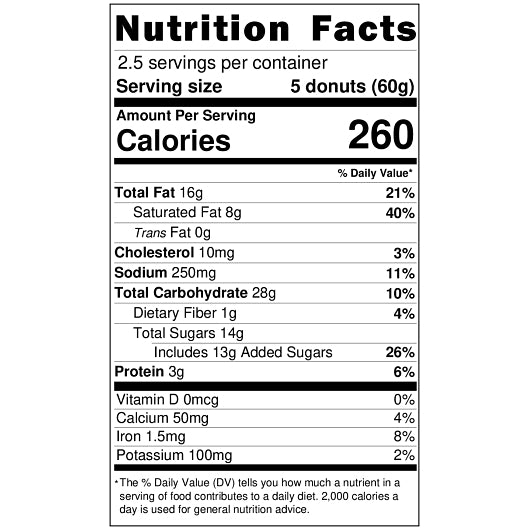 Prairie City Bakery Chocolate Donut Holes Pack, 12 x 5 oz Case - DOT product image 2