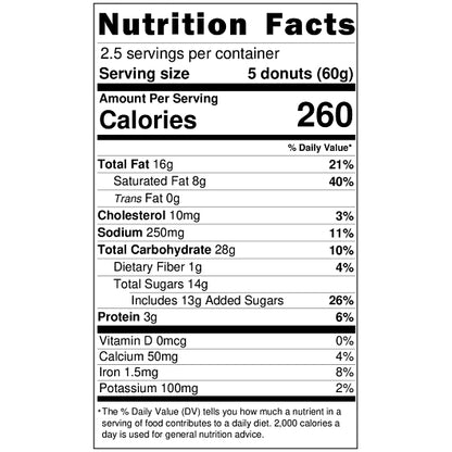 Prairie City Bakery Chocolate Donut Holes Pack, 12 x 5 oz Case - DOT product image 2