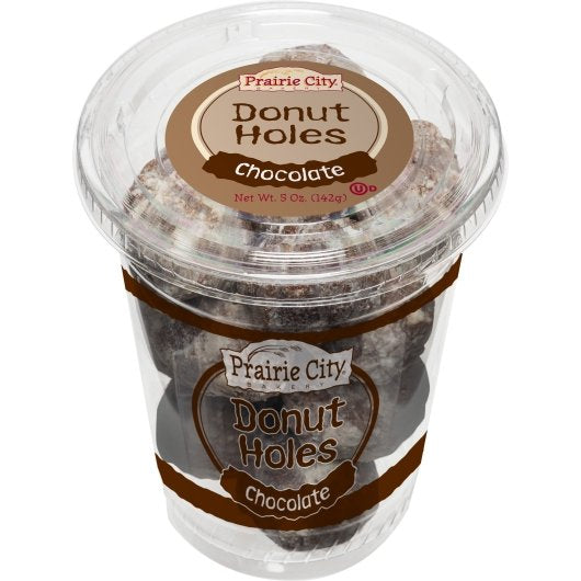 Prairie City Bakery Chocolate Donut Holes Pack, 12 x 5 oz Case - DOT product image 3