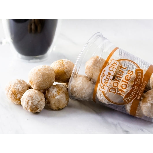 Prairie City Bakery French Toast Donut Holes, 12 x 5 oz Case - Breakfast Foods
