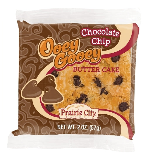 Prairie City Bakery Ooey Gooey Chocolate Chip Butter Cake, 6 x 10 x 2 oz Case - DOT product image 6