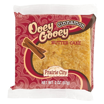 Prairie City Bakery Individually Wrapped Ooey Gooey Cinnamon Butter Cake, 6 x 10 x 2 oz Case - DOT product image 3