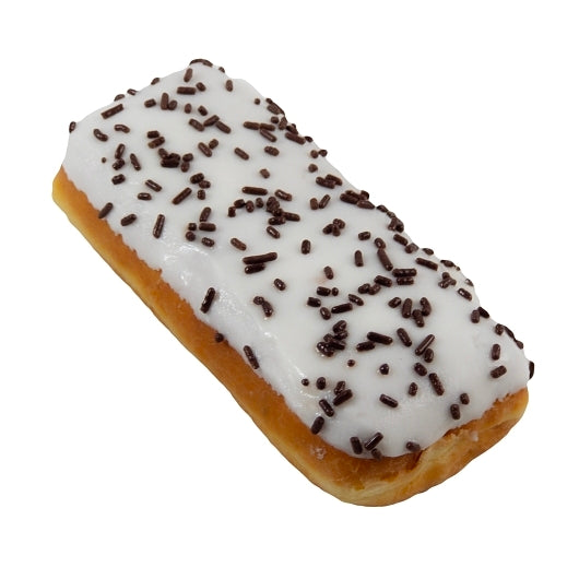 Premium Long John Premium Creme Filled White Iced With Chocolate Sprinkles Long John, 4 x 6 x 4.7 oz Case - DOT product image 4