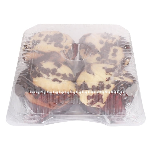Prairie City Bakery Tuxedo Cream Cheese Chocolate Chip Muffins 20oz (PACK OF 12) - DOT product image 1