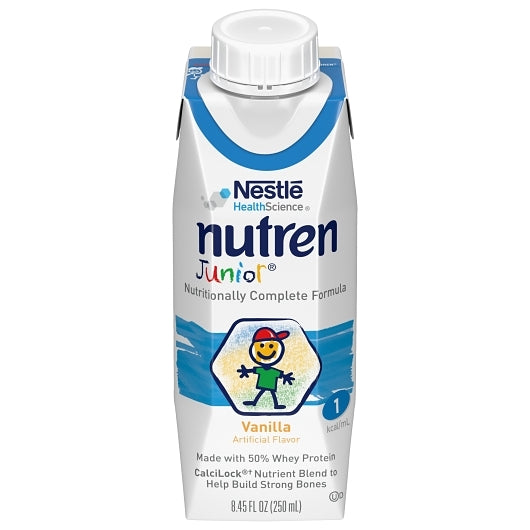 Nutren Junior Pediatric - Liquid Calcilock Formula 1, 24 x 8.45 fl oz Case - Health & Personal Care