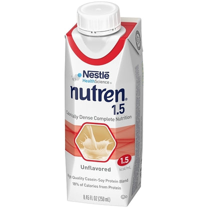 Nutren 1.5 Cal Unflavored Liquid Formula, 24 x 8.45 fl oz Case - DOT product image 5