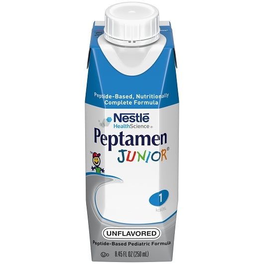 Peptamen Junior Unflavored, 24 x 8.45 fl oz Case - Nutrition Drinks
