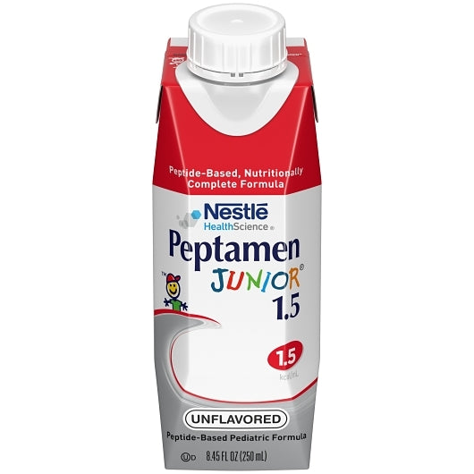 Peptamen Junior Pediatric Liquid Prebio 1 Formula, 24 x 8.45 fl oz Case - Nutrition Drinks