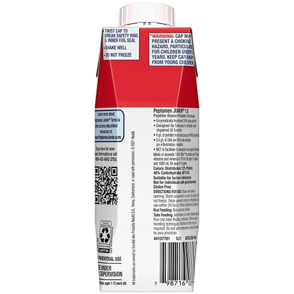 Peptamen Junior Pediatric Liquid Prebio 1 Formula, 24 x 8.45 fl oz Case - DOT product image 7