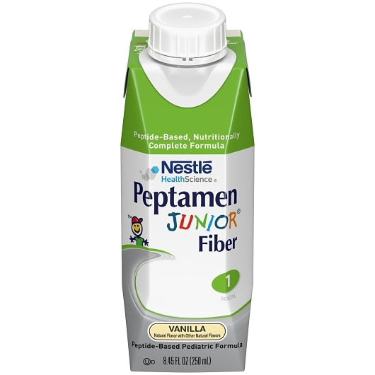 Peptamen Junior Pediatric Liquid Rtd Complete With Prebio Elemental Nutrition Formula, 24 x 8.45 fl oz Case - Nutrition