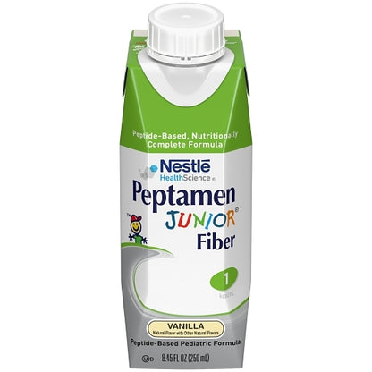 Peptamen Junior Pediatric Liquid Rtd Complete With Prebio Elemental Nutrition Formula, 24 x 8.45 fl oz Case - Nutrition