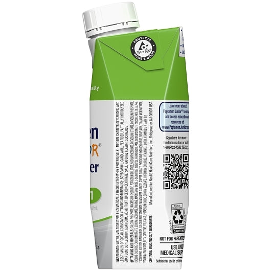 Peptamen Junior Pediatric Liquid Rtd Complete With Prebio Elemental Nutrition Formula, 24 x 8.45 fl oz Case - DOT product image 6