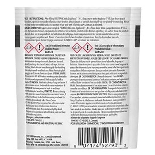 Beer Clean Cleaner Beer Clean Manual Beer Brush Powder Pouch, 1 x 100 ct Case - Cleaners & Sanitizers