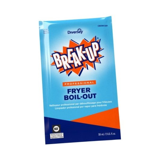 Diversey Fryer Boil Out Professional, 36 x 2 fl oz Case - Cleaners & Sanitizers