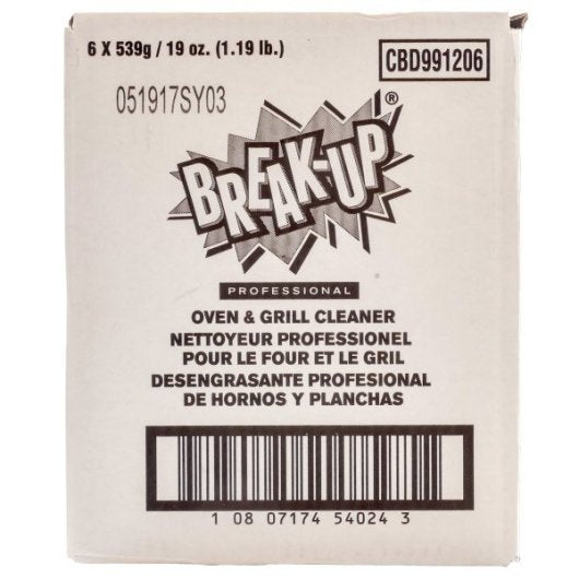 Break-Up Professional Oven & Grill Cleaner, 1 x 6 each Case - DOT product image 2