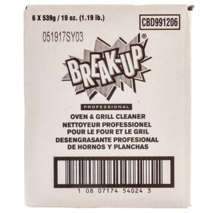 Break-Up Professional Oven & Grill Cleaner, 1 x 6 each Case - DOT product image 2