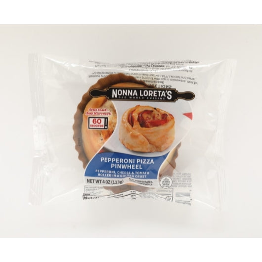 Nonna Loreta's Pepperoni Pizza Pinwheel, 16 x 4 oz Case - Prepared Foods